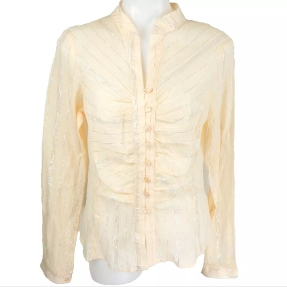 Charlotte Russe Vintage Y2K Button Down Shirt - Picture 1 of 5